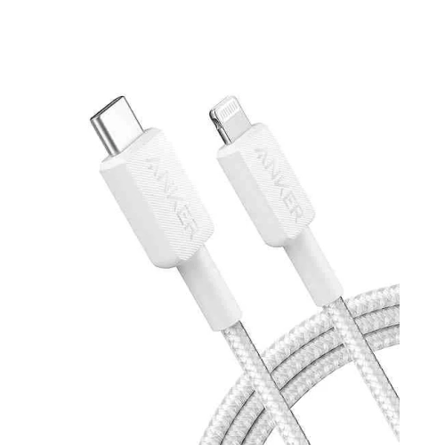 Anker 322 USB-C to Braided Lightning Cable 6ft Length 